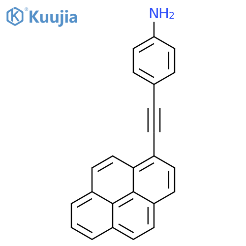 4-(Pyren-1-ylethynyl)aniline structure