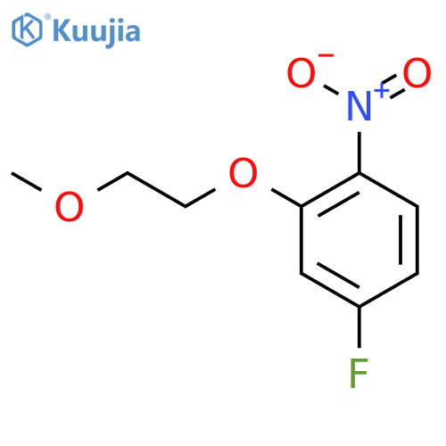 4-fluoro-2-(2-methoxyethoxy)-1-nitrobenzene structure