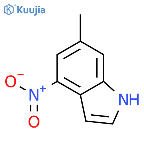 6-Methyl-4-nitro indole structure