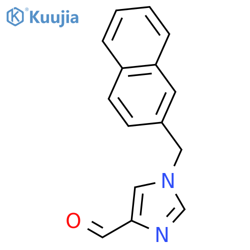 1H-IMIDAZOLE-4-CARBOXALDEHYDE, 1-(2-NAPHTHALENYLMETHYL)- structure