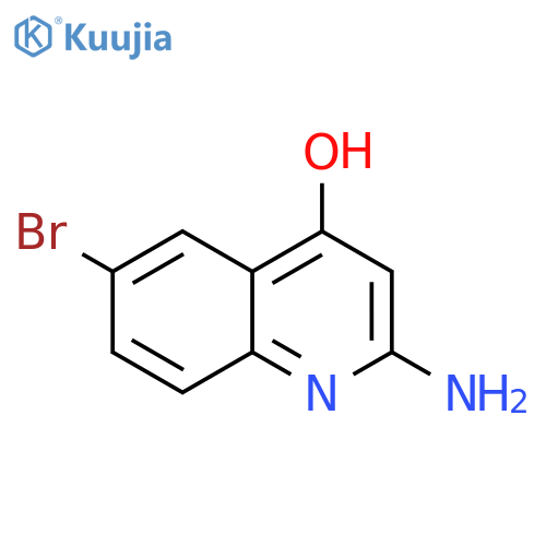 4-QUINOLINOL, 2-AMINO-6-BROMO- structure