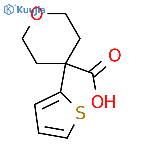 4-(Thiophen-2-yl)oxane-4-carboxylic acid structure
