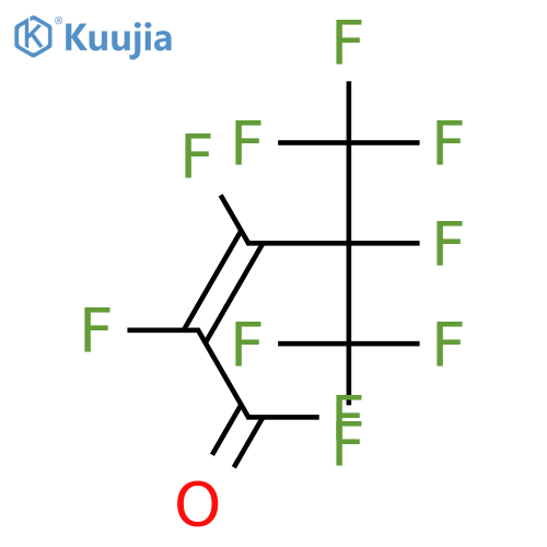 2-Pentenoyl fluoride,2,3,4,5,5,5-hexafluoro-4-(trifluoromethyl)- structure