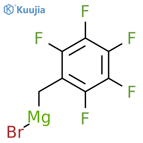 Magnesium, bromo[(pentafluorophenyl)methyl]- structure