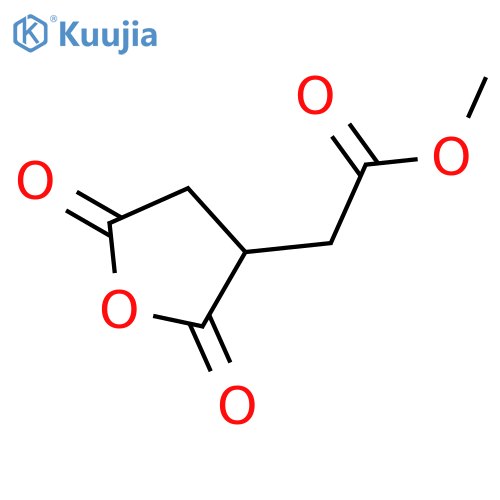 methyl 2-(2,5-dioxooxolan-3-yl)acetate structure