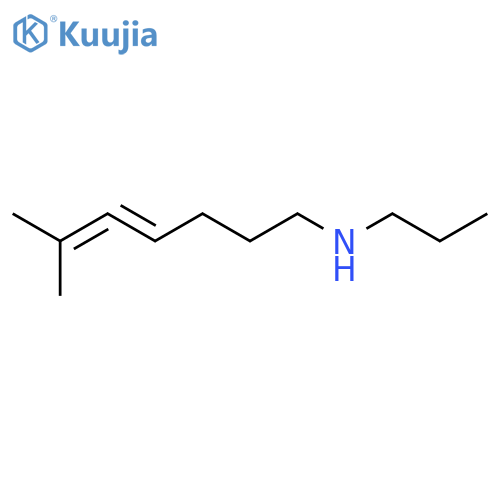 4,5-HEPTADIEN-1-AMINE, 6-METHYL-N-PROPYL- structure