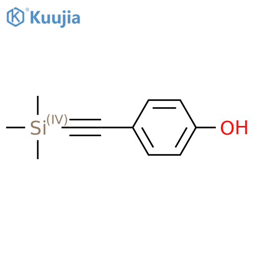 4-(2-trimethylsilylethynyl)phenol structure