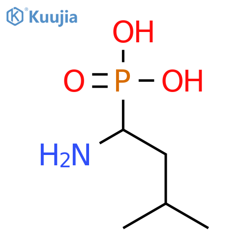 Phosphonic acid,[(1R)-1-amino-3-methylbutyl]- structure