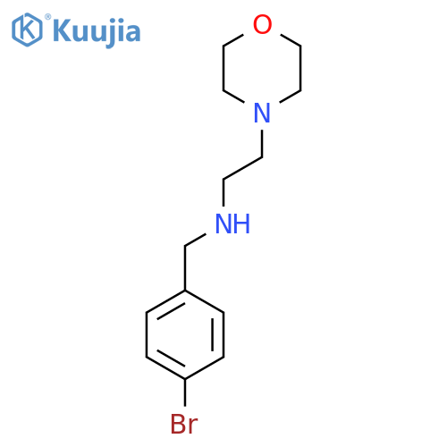 N-(4-bromobenzyl)-2-(morpholin-4-yl)ethanamine structure