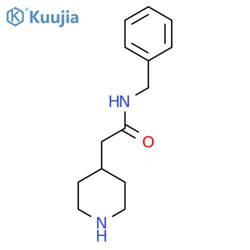 N-Benzyl-2-(piperidin-4-yl)acetamide structure