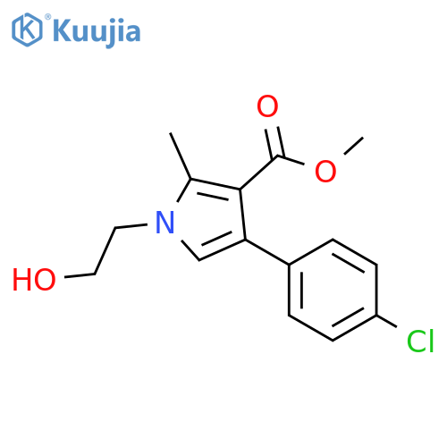 Methyl 4-(4-Chlorophenyl)-1-(2-Hydroxyethyl)-2-Methyl-1h-Pyrrole-3-Carboxylate structure