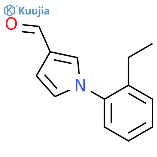 1-(2-Ethylphenyl)-1h-pyrrole-3-carbaldehyde structure