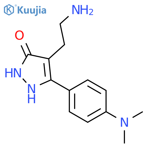 4-(2-Aminoethyl)-5-4-(Dimethylamino)Phenyl-1,2-Dihydro-3h-Pyrazol-3-One structure