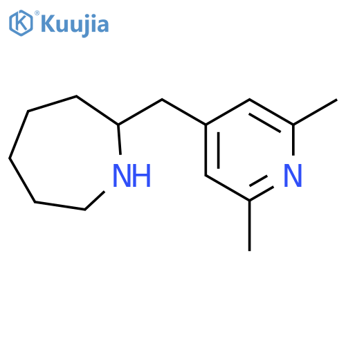 2-(2,6-Dimethyl-4-pyridinyl)methylhexahydro-1h-azepine structure
