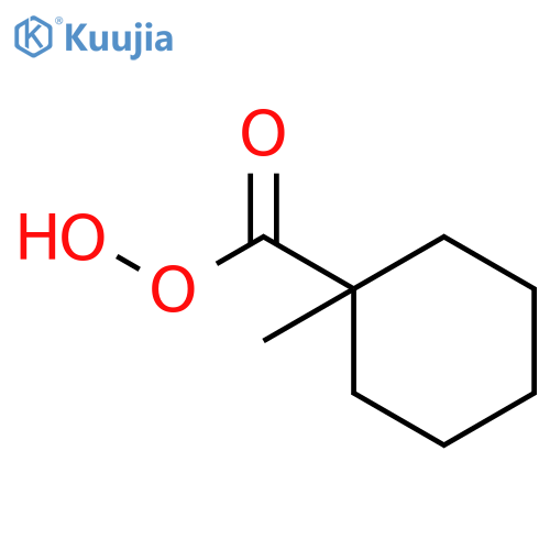 Cyclohexanecarboperoxoic acid, 1-methyl- structure