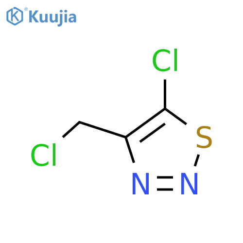 5-Chloro-4-(chloromethyl)-1,2,3-thiadiazole structure