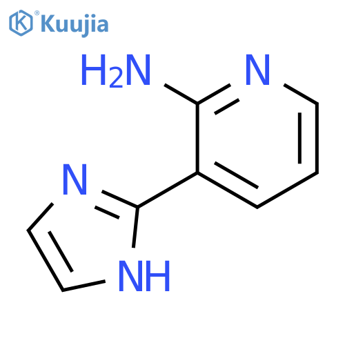 2-Pyridinamine, 3-(1H-imidazol-2-yl)- structure
