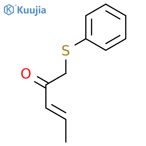 3-Penten-2-one, 1-(phenylthio)-, (E)- structure