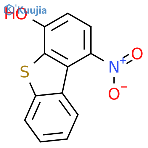 4-DIBENZOTHIOPHENEOL, 1-NITRO- structure