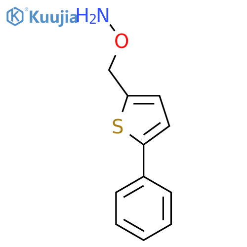 O-(5-phenylthiophen-2-yl)methylhydroxylamine structure