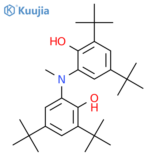 PHENOL, 2,2'-(METHYLIMINO)BIS[4,6-BIS(1,1-DIMETHYLETHYL)- structure