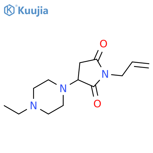 1-allyl-3-(4-ethylpiperazin-1-yl)pyrrolidine-2,5-dione structure