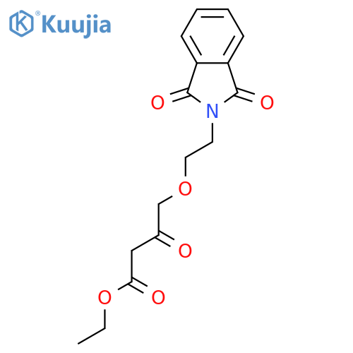4-(2-Phthalimidoethoxy)acetoacetic Acid Ethyl Ester structure