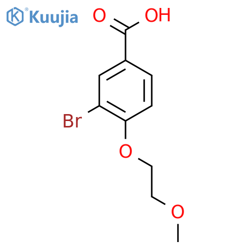 3-Bromo-4-(2-methoxyethoxy)benzoicacid structure