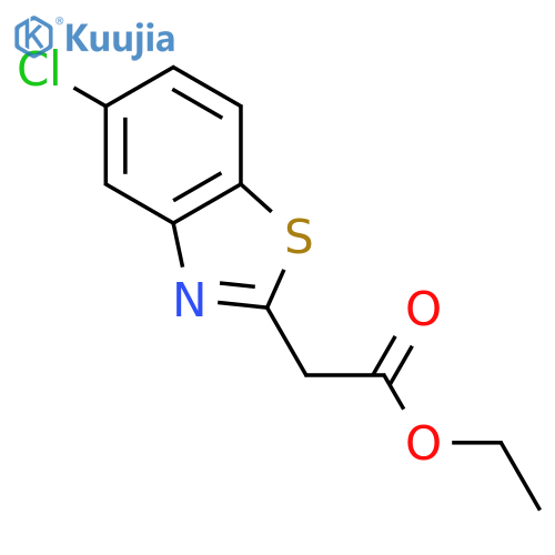 Ethyl 2-(5-Chloro-1,3-benzothiazol-2-yl)acetate structure