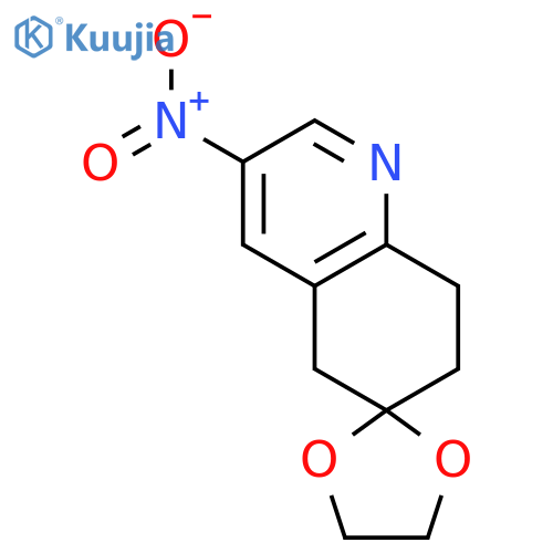 3'-nitrospiro[1,3-dioxolane-2,6'-7,8-dihydro-5H-quinoline] structure
