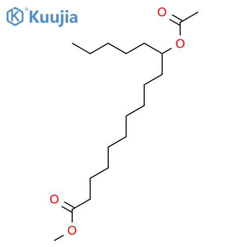 Hexadecanoic acid, 11-(acetyloxy)-, methyl ester structure