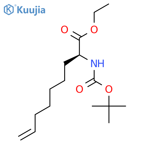 (2S)-2-(tert-Butoxy)carbonylamino-8-nonenoic acidethylester structure