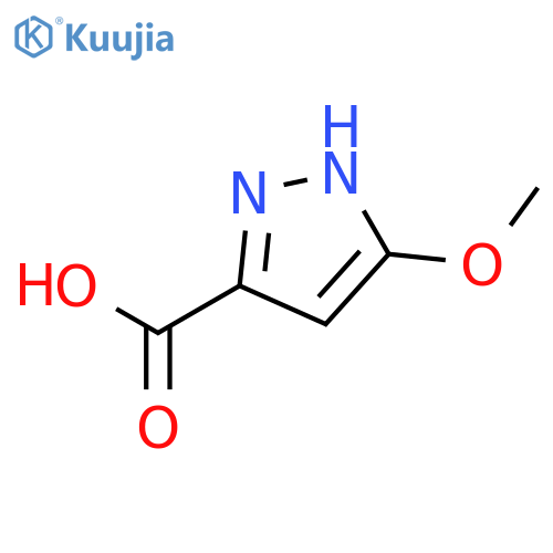 3-methoxy-1H-pyrazole-5-carboxylic acid structure