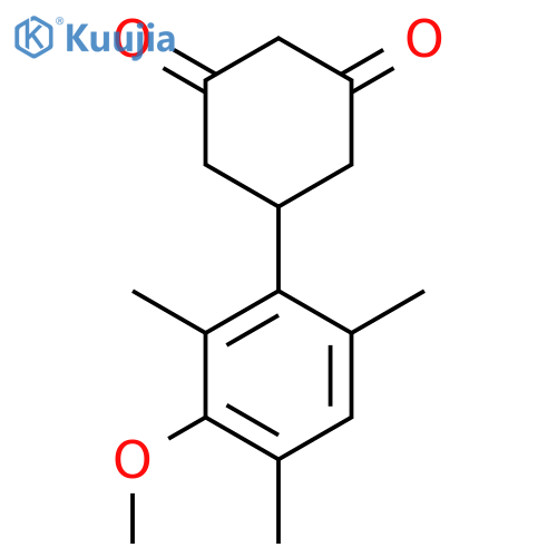 1,3-Cyclohexanedione, 5-(3-methoxy-2,4,6-trimethylphenyl)- structure