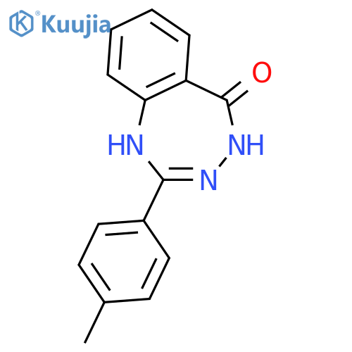 5H-1,3,4-Benzotriazepin-5-one, 1,4-dihydro-2-(4-methylphenyl)- structure