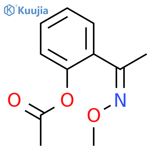 Ethanone, 1-[2-(acetyloxy)phenyl]-, 1-(O-methyloxime), (1Z)- structure