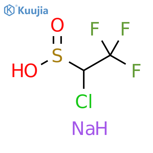 sodium 1-chloro-2,2,2-trifluoroethane-1-sulfinate structure