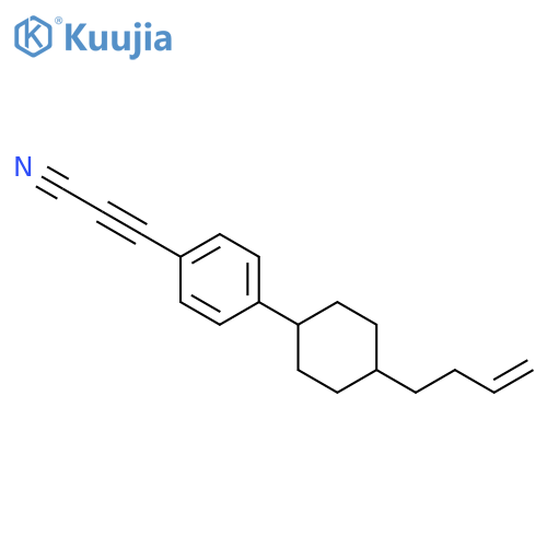 2-PROPYNENITRILE, 3-[4-[4-(3-BUTENYL)CYCLOHEXYL]PHENYL]- structure