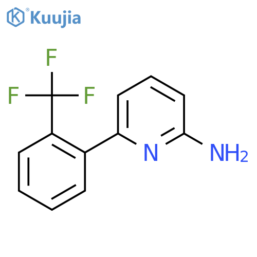 2-Pyridinamine, 6-[2-(trifluoromethyl)phenyl]- structure
