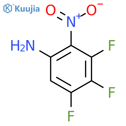 3,4,5-trifluoro-2-nitroaniline structure