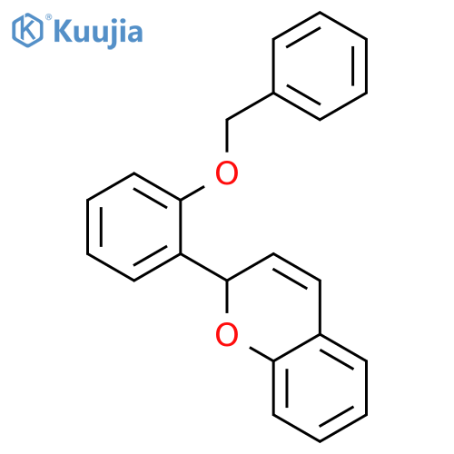 2H-1-Benzopyran, 2-[2-(phenylmethoxy)phenyl]- structure