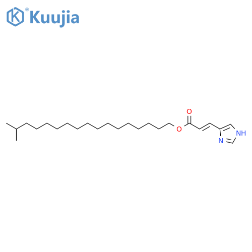 2-Propenoic acid, 3-(1H-imidazol-4-yl)-, isooctadecyl ester structure