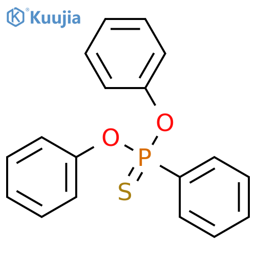 Phosphonothioic acid,phenyl-, O,O-diphenyl ester (9CI) structure