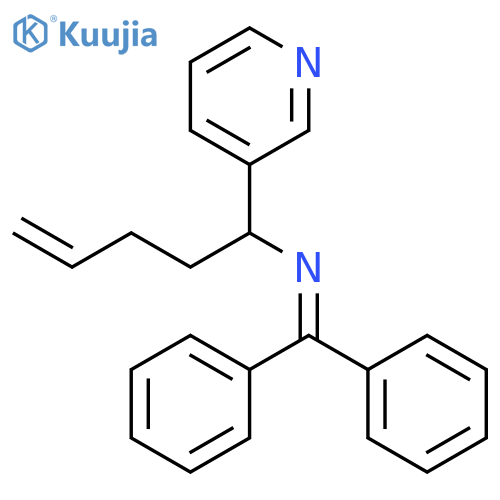 α-3-Buten-1-yl-N-(diphenylmethylene)-3-pyridinemethanamine structure
