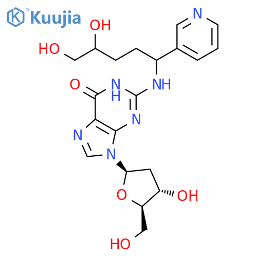 Guanosine, 2'-deoxy-N-[4,5-dihydroxy-1-(3-pyridinyl)pentyl]- structure