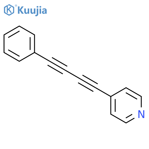 PYRIDINE, 4-(4-PHENYL-1,3-BUTADIYNYL)- structure