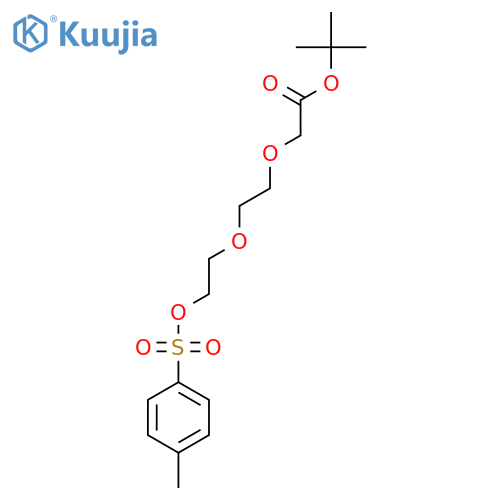 {2-2-(Toluene-4-sulfonyloxy)-ethoxy-ethoxy}-acetic acid tert-butyl ester structure