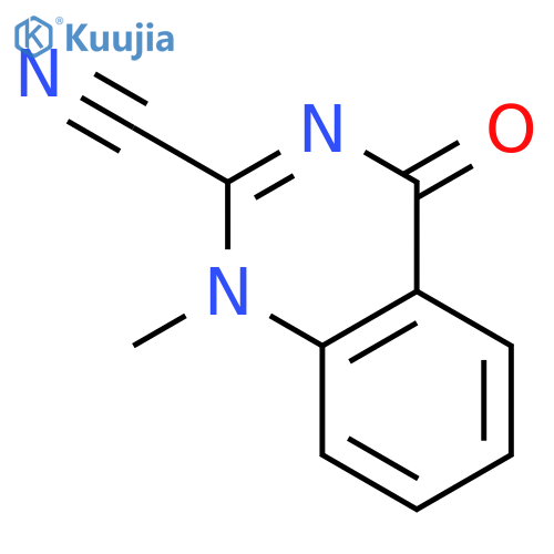 2-Quinazolinecarbonitrile, 1,4-dihydro-1-methyl-4-oxo- structure