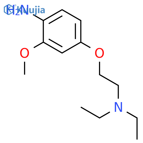 4-(2-(diethylamino)ethoxy)-2-methoxybenzenamine structure