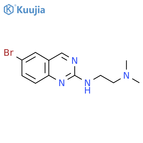 6-bromo-N-(2-(dimethylamino)ethyl)quinazolin-2-amine structure